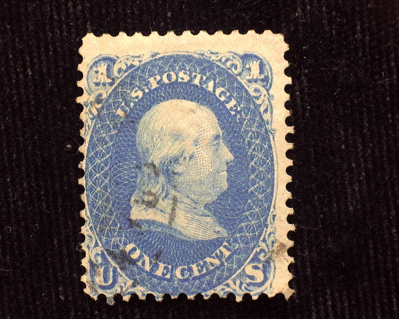 #63 Rich color. Faint cancel. F Used - US Stamp