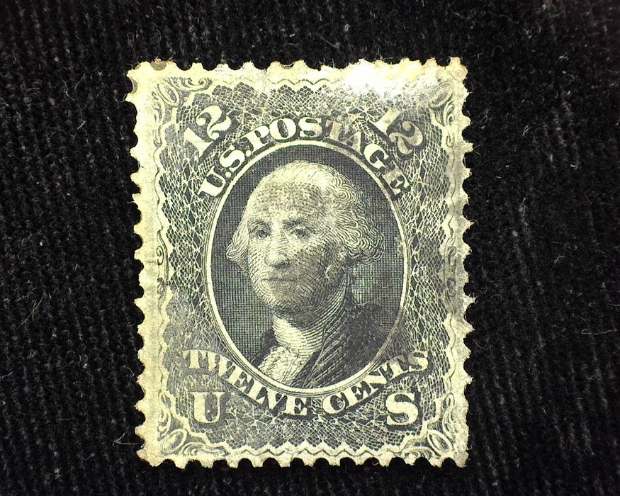 #69 Intense color and faint cancel. Pin head thin. Used F/VF US Stamp