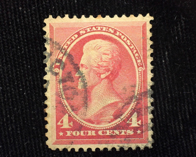 #215 Choice rich color stamp. XF Used - US Stamp