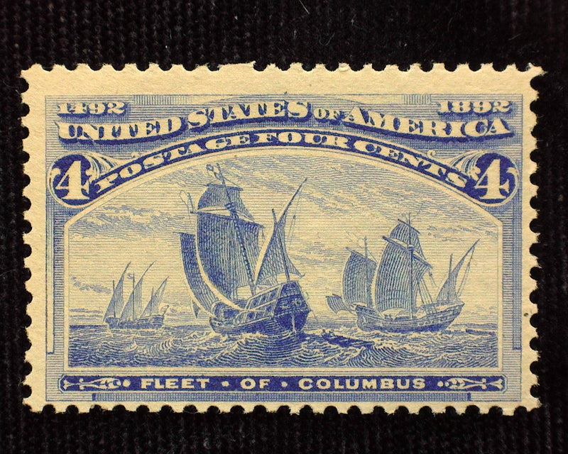 #233 4c Columbian. Mint F NH - US Stamps