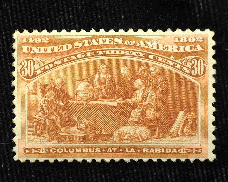 #239 30 Cent Columbian. Mint F LH US Stamp
