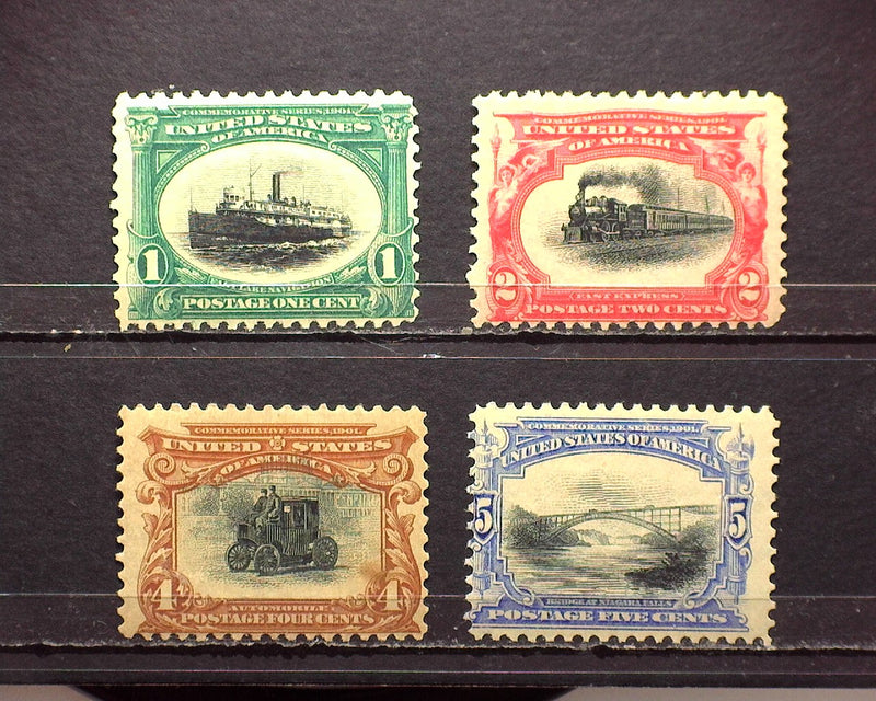 #294-297 1901 Pan American Issue. Fresh stamps. Mint F NH - US Stamp
