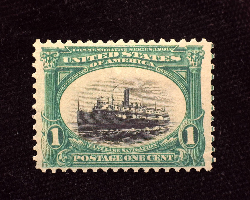 #294 1 cent Pan American. Mint F/VF LH US Stamp