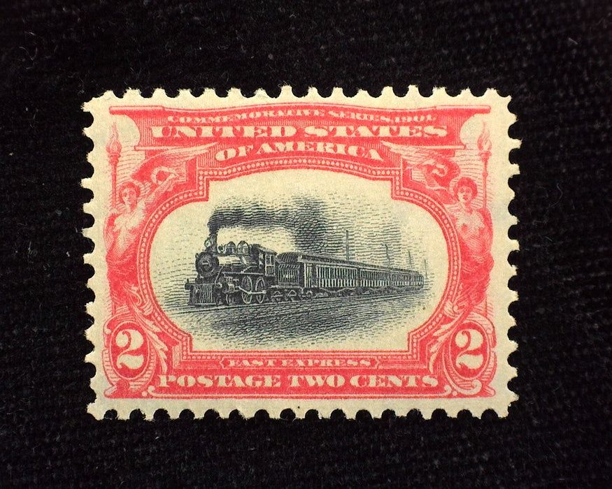 #295 2 cent Pan American. Fresh and choice. Mint VF/XF NH US Stamp