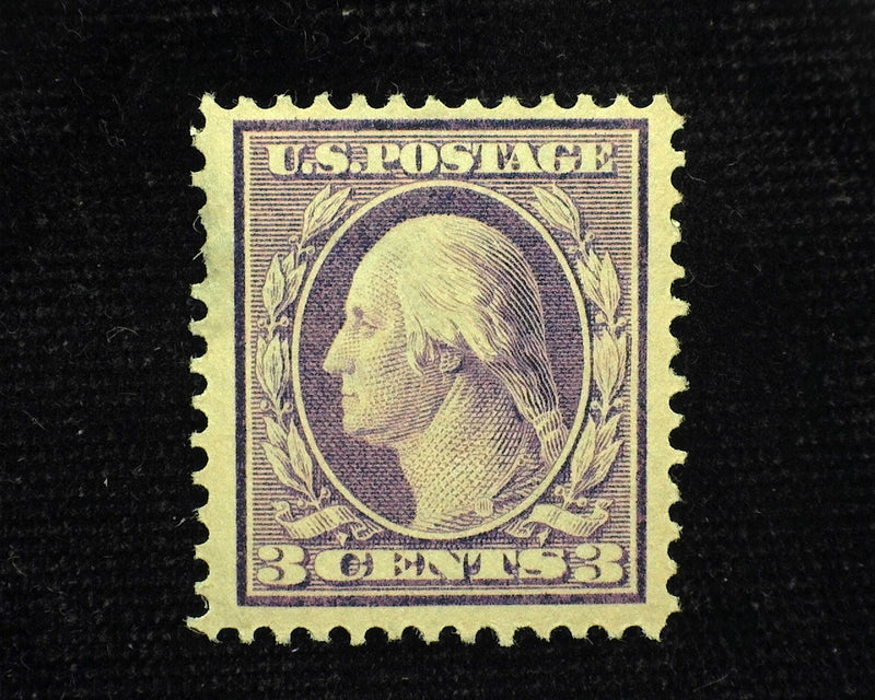 #376 3c Washington Mint VF H - US Stamp