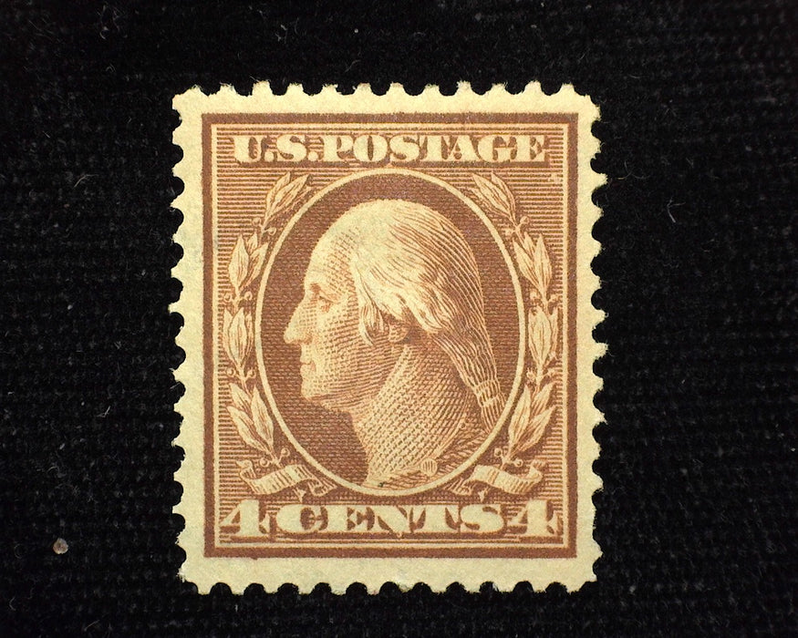 #334 4c Washington Mint VF/XF LH US Stamp