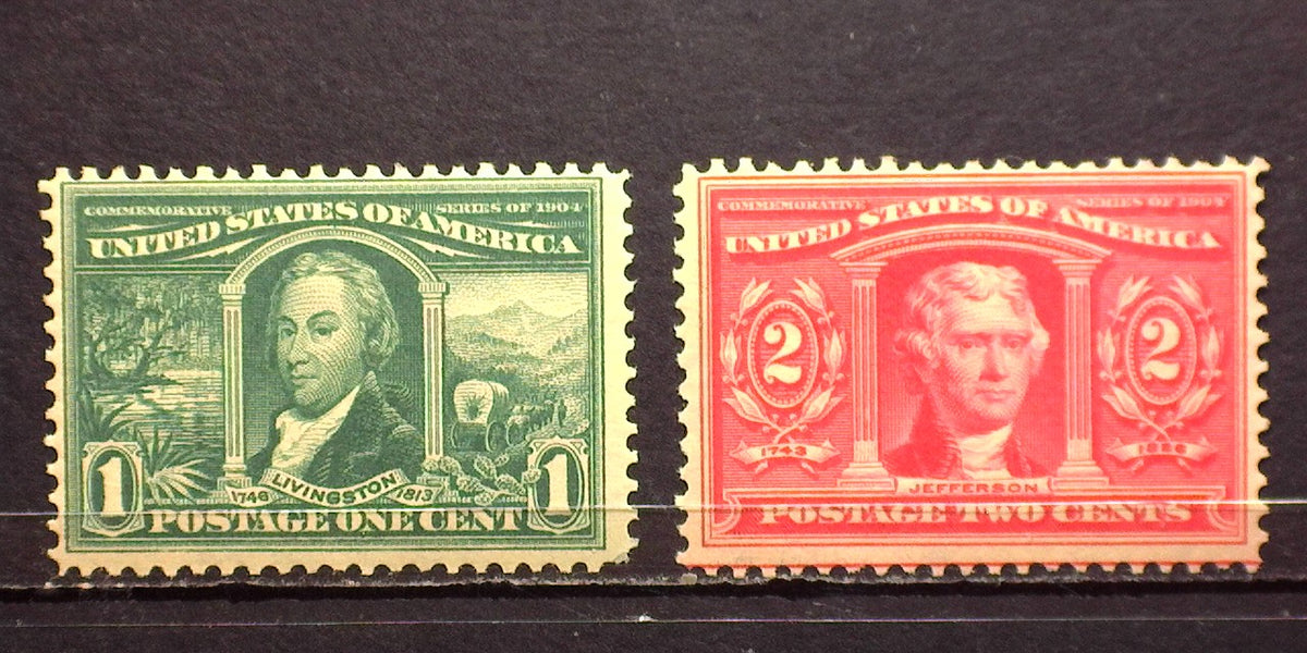 323, 324 1904 Louisiana Purchase Mint F NH US Stamp — Huntington Stamp &  Coin Shop