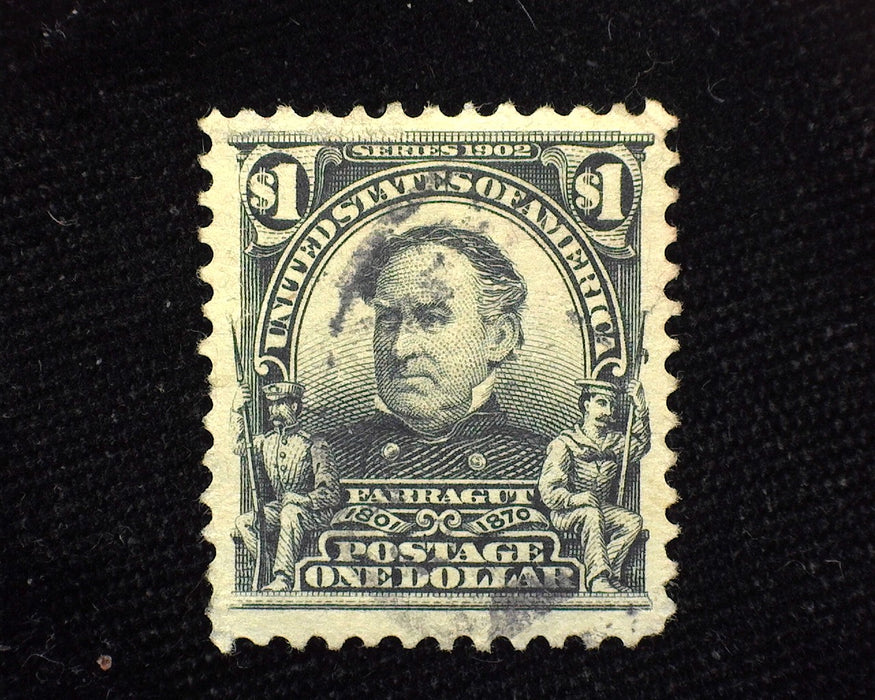 #311 Large margin used stamp. XF LH US Stamp