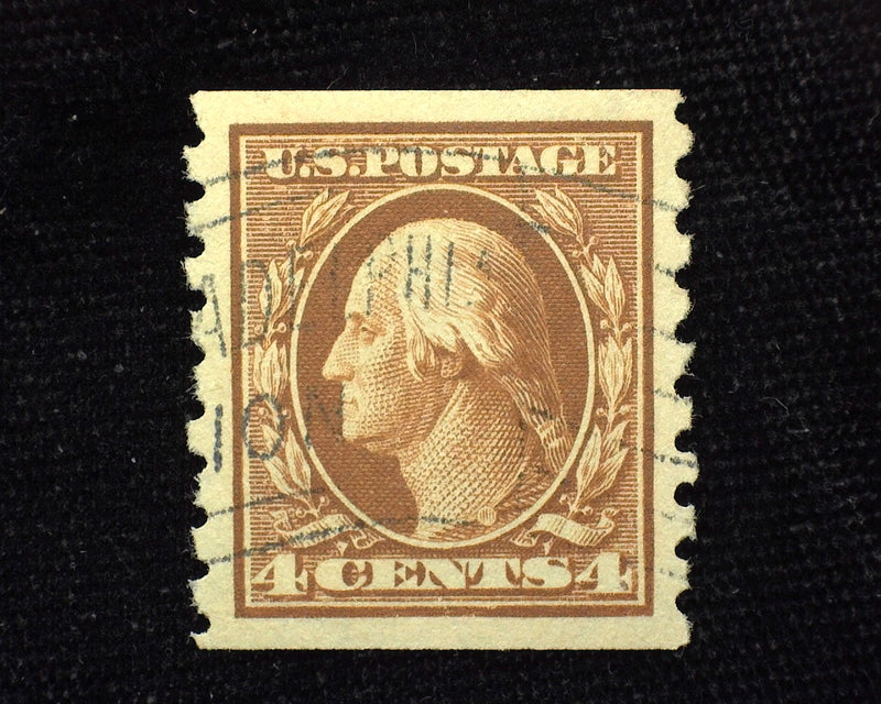 #395 4c Washington Outstanding used stamp. XF/Sup Used - US Stamp