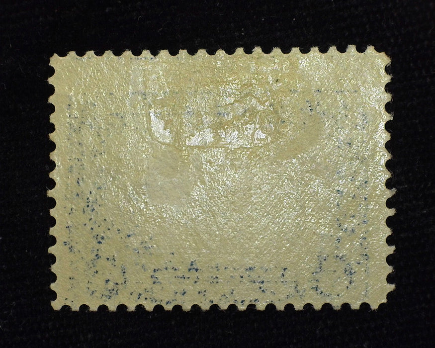 #399 5c Panama Pacific Fresh large margin stamp. Mint VF/XF LH US Stamp
