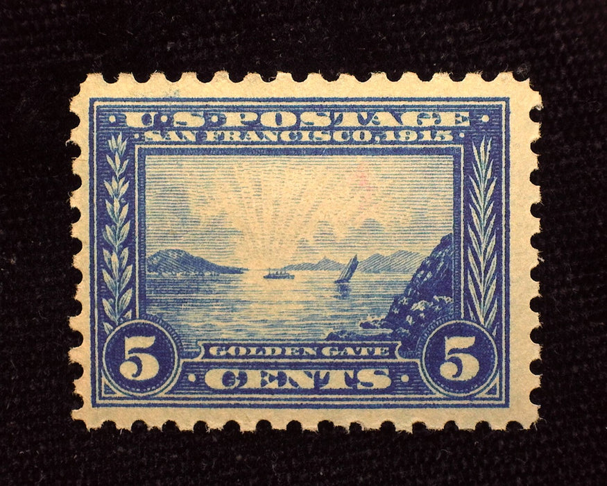 #403 5c Panama Pacific Fresh. Mint VF LH US Stamp