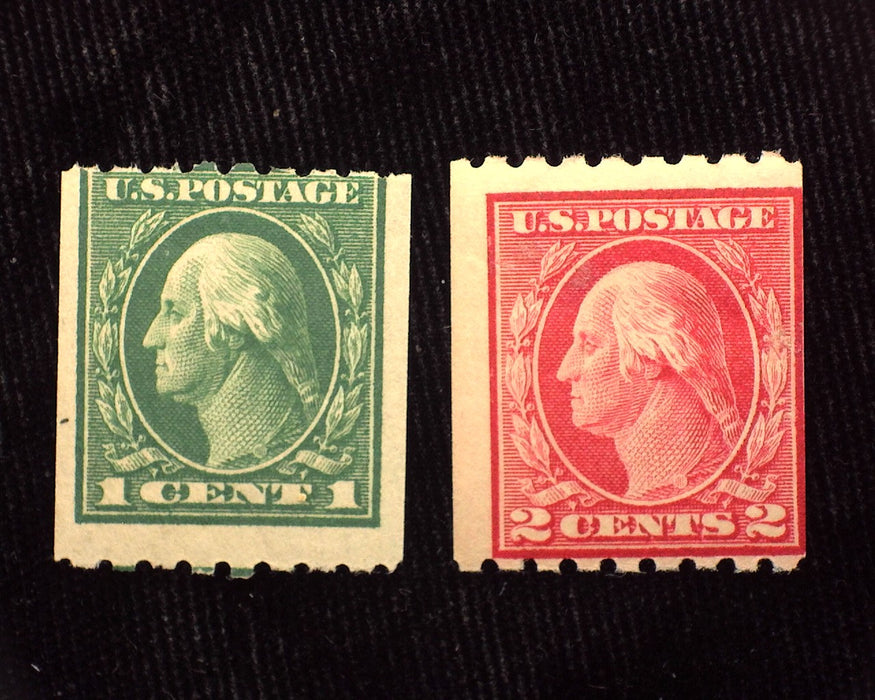 #410, 411 Mint F H US Stamp