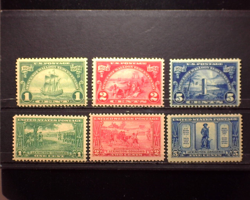 #614-619 Fresh sets. Mint VF NH US Stamp
