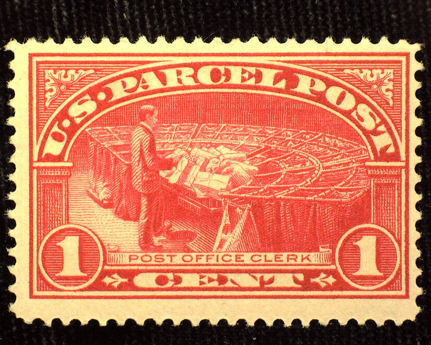 #Q1 1 cent Parcel Post Mint F/VF LH US Stamp