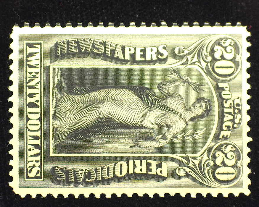 #PR-123. Mint VF/XF LH Intense color large margin stamp. - US Stamp