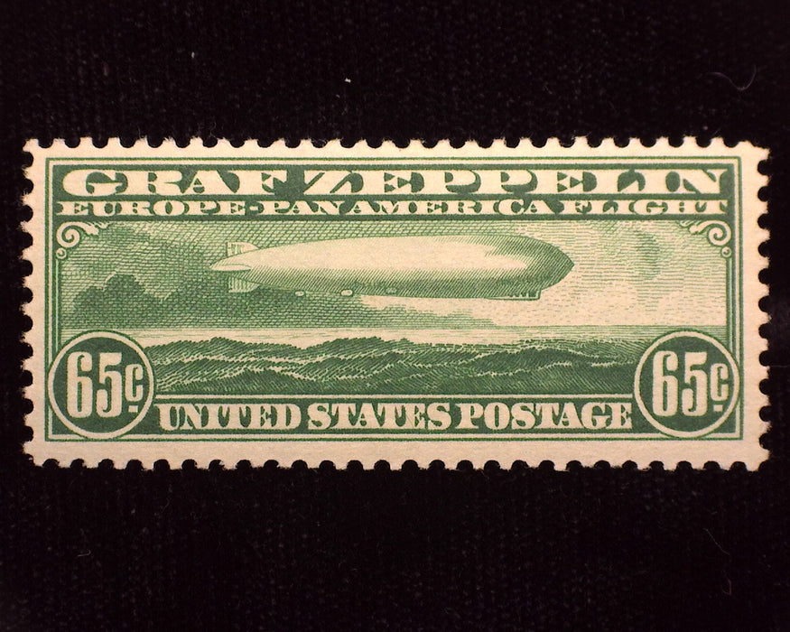 #C13 65c Graf Zeppelin Mint Vf LH Fresh. - US Stamp