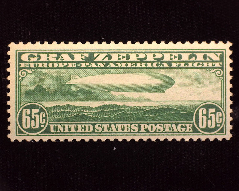 #C13 65c Graf Zeppelin Fresh and choice. Mint Vf/Xf LH - US Stamp