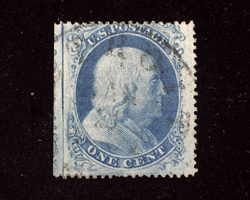 #20 Rich color well centered stamp with faint black CDS cancel. VF Used - US Stamp