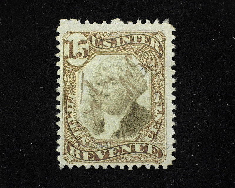 #R139 15c Revenue. F Used - US Stamp
