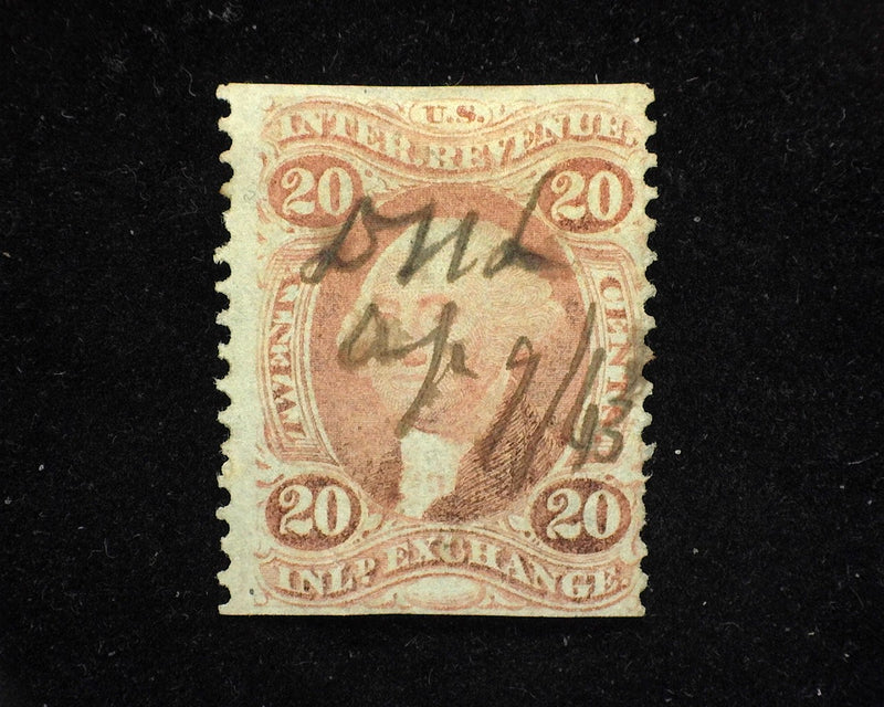 #R42b 20c Inland Exchange F Used - US Stamp