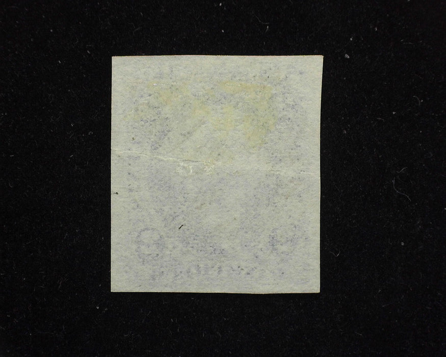 #R5a 2c Bank Check Revenue Imperforate Faint horizontal crease. Used Vf/Xf - US Stamp