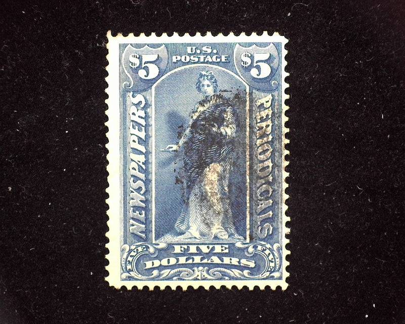 #PR-121 $5 Newspaper Used F Fresh used stamp. - US Stamp