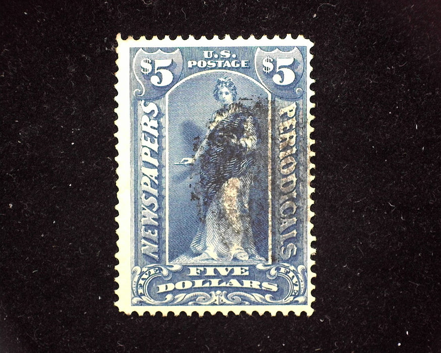 #PR-121 $5 Newspaper Used F Fresh used stamp. - US Stamp