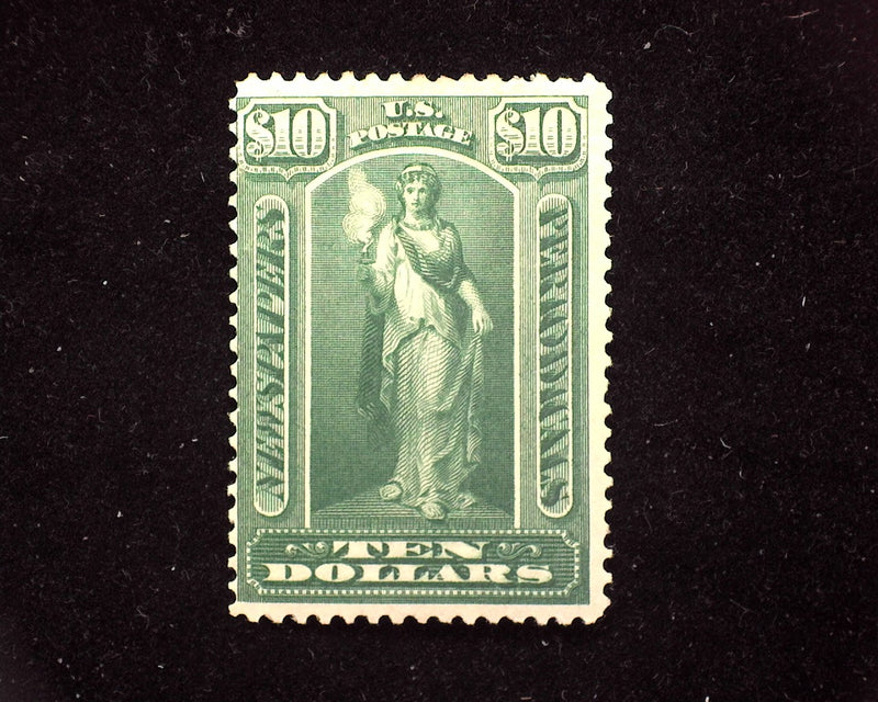 #PR-122 $10 Newspaper Mint F LH - US Stamp