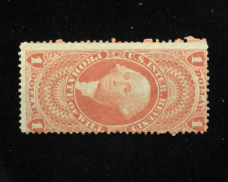 #R76c $1 Revenue. F Used - US Stamp