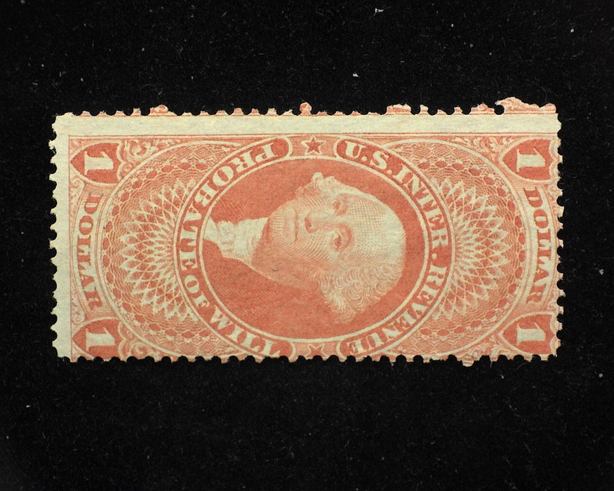 #R76c $1 Revenue. F Used - US Stamp