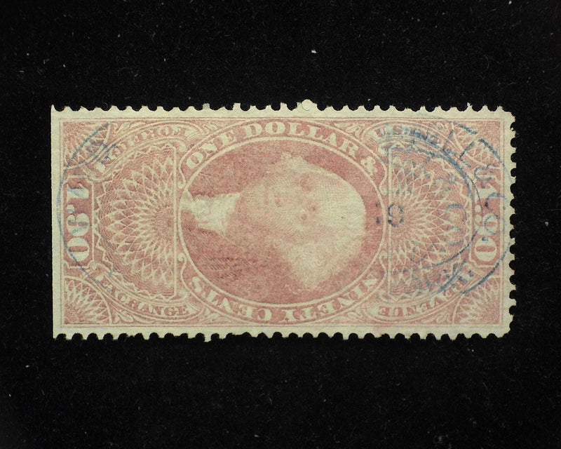 #R80 $1.90 Revenue. Straight edge at bottom. Vf Used - US Stamp