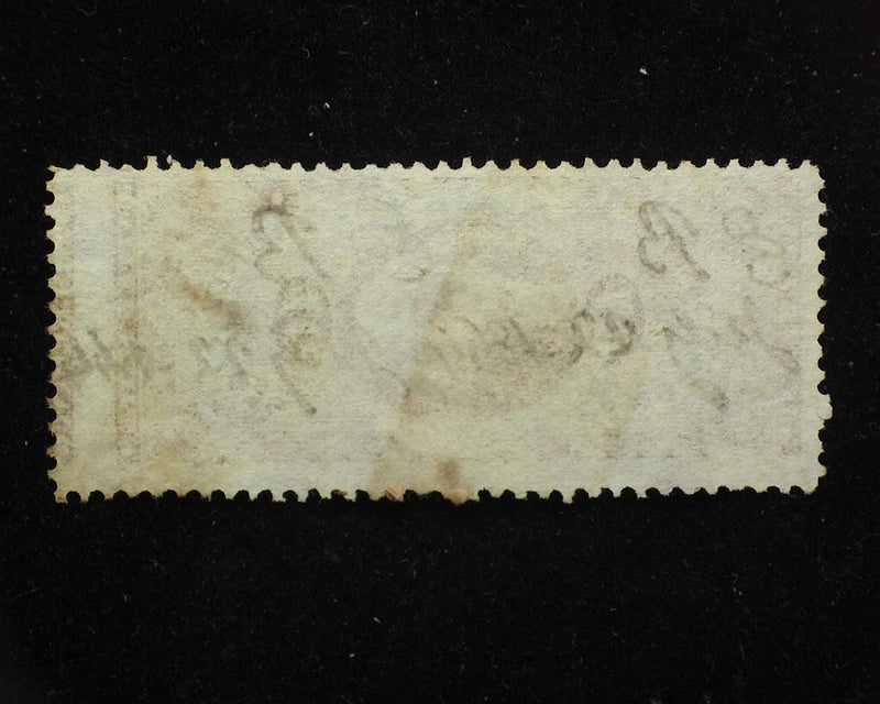 #R80c 40c Foreign Exchange Interesting misperf showing double inter revenue. Vf Used   - US Stamp