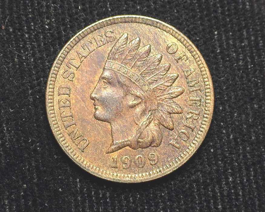 1909 Indian Head Penny/Cent BU Red/Brown - US Coin