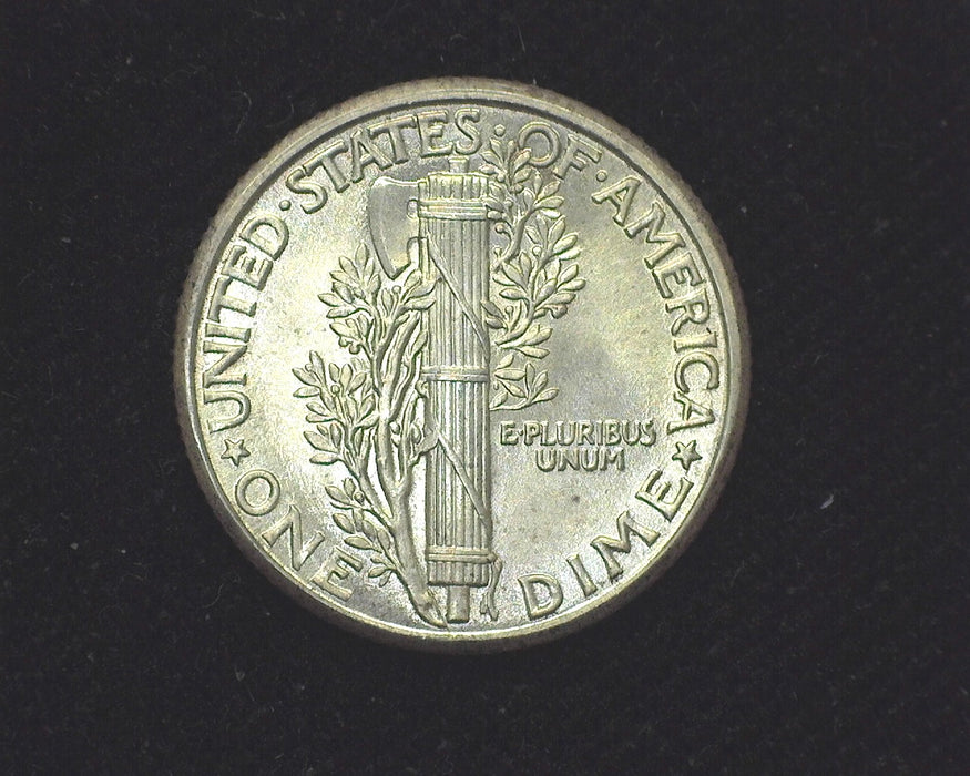 1928 Mercury Dime BU-65 FSB - US Coin