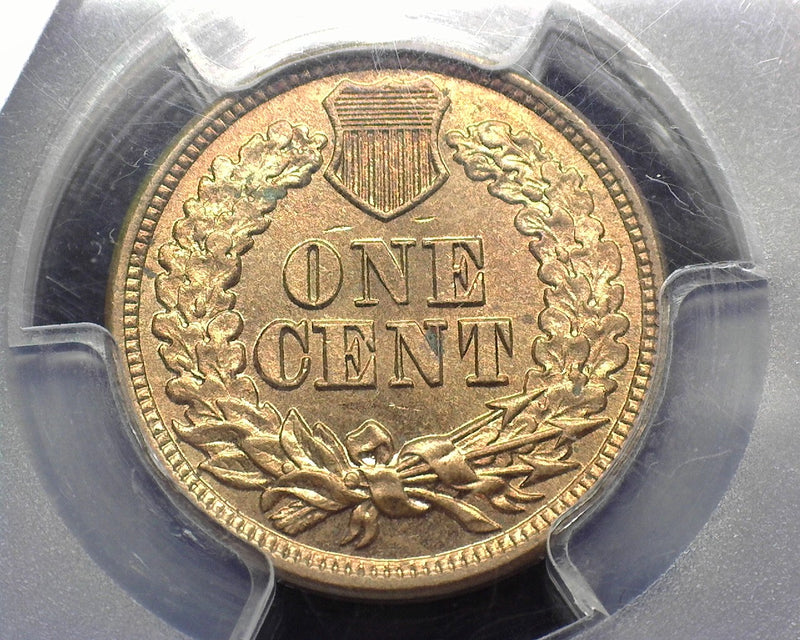 1862 Indian Head Penny/Cent PCGS MS63 - US Coin