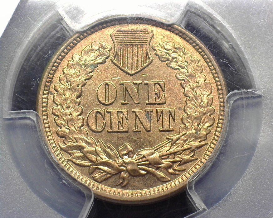 1862 Indian Head Penny/Cent PCGS MS63 - US Coin
