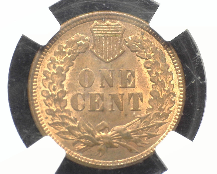 1889 Indian Head Penny/Cent NGC MS62 RB - US Coin