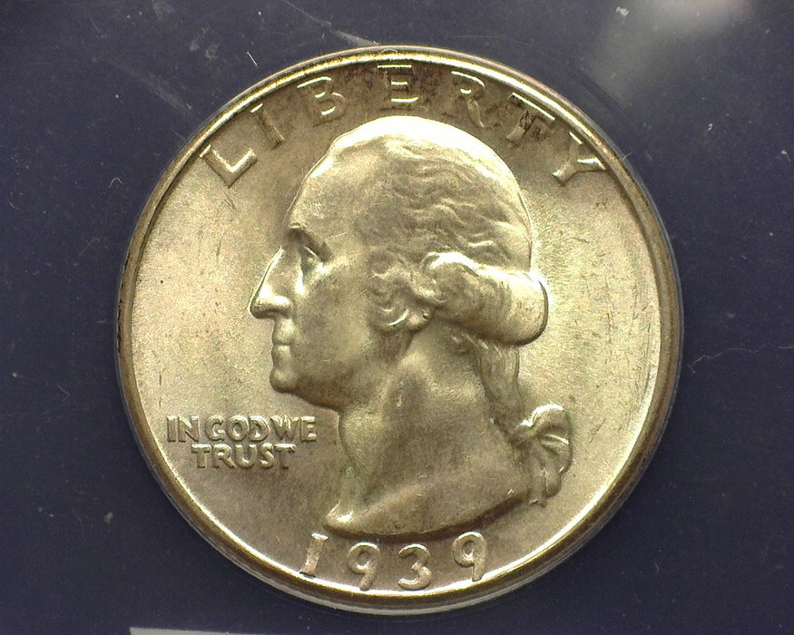 1939 D Washington Quarter ANACS MS66 - US Coin