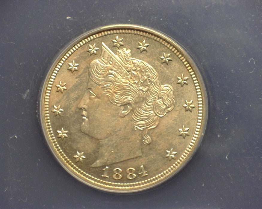 1884 Liberty Head Nickel ANACS AU 58 - US Coin