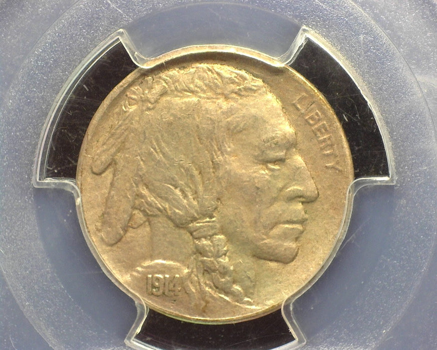 1914 D Buffalo Nickel PCGS AU 53 - US Coin