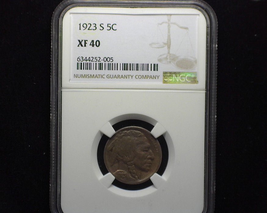 1923 S Buffalo Nickel NGC XF 40 - US Coin