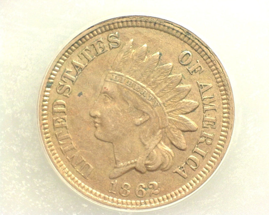1862 Indian Head Penny/Cent ICG AU55 - US Coin