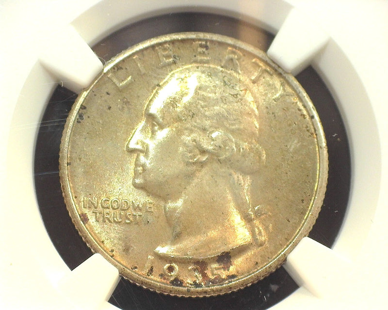 1935 S Washington Quarter NGC MS 64 - US Coin