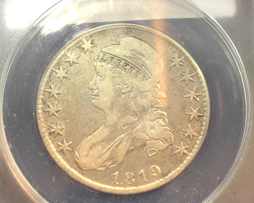 1819 Capped Bust Half ANACS Cleaned VF 25 - US Coin