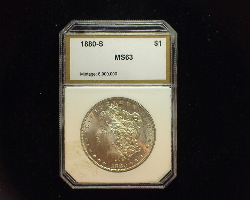 1880 S Morgan Dollar PCI MS63 - US Coin
