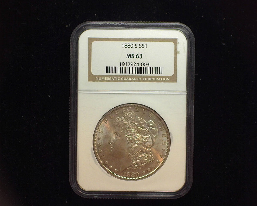 1880 S Morgan Dollar NGC MS63 - US Coin