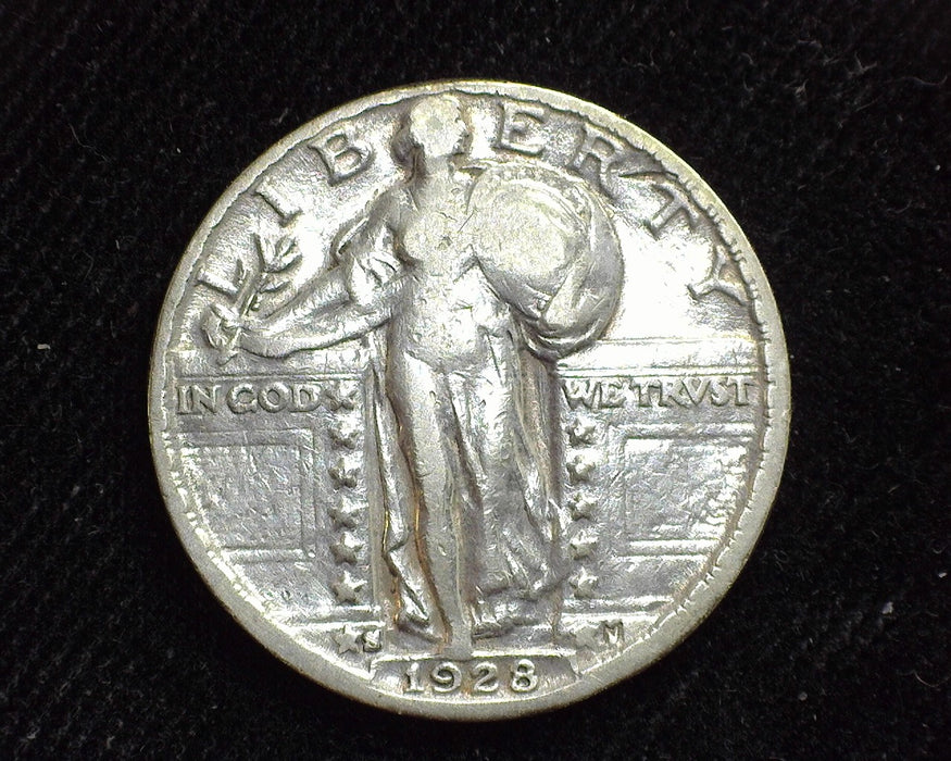 1928 S Standing Liberty Quarter F/VF - US Coin