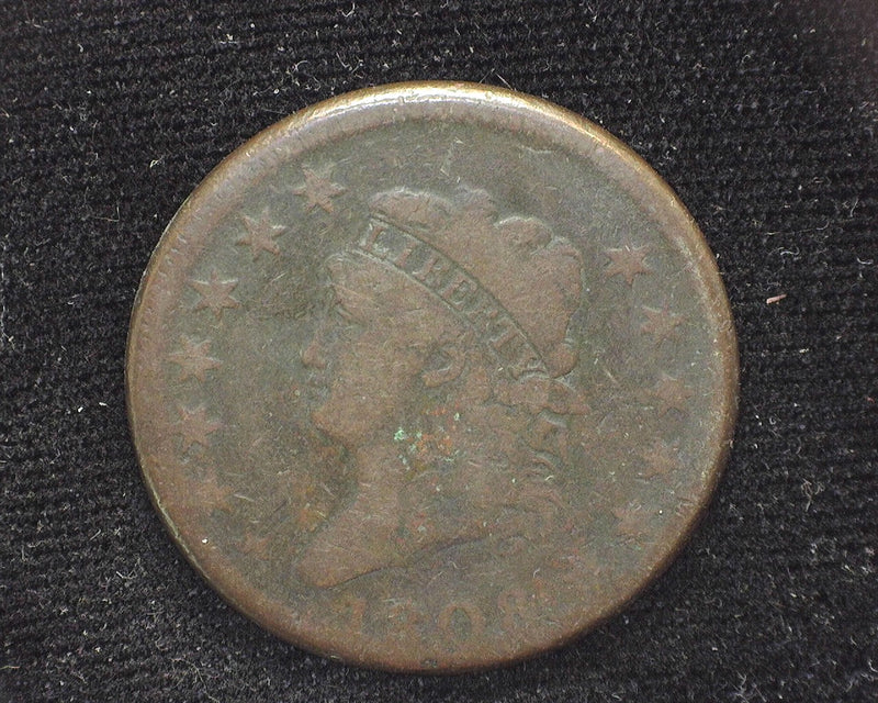 1808 Large Cent Classic Head VG - US Coin