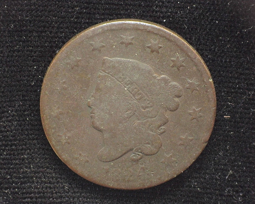 1824 Large Cent Classic Cent G Light pitting on reverse - US Coin
