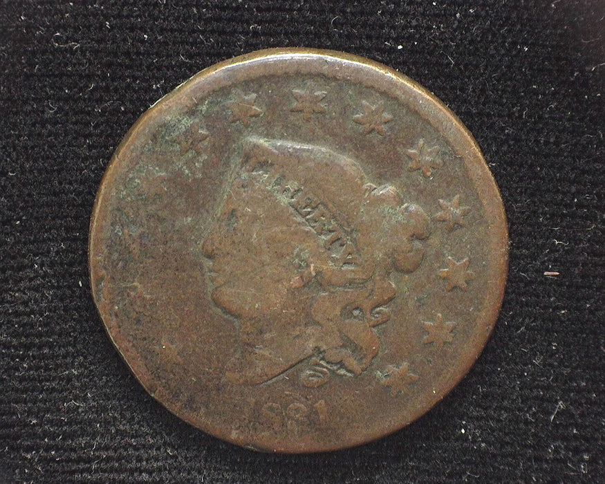 1831 Large Cent Classic Cent G Small rim dig - US Coin